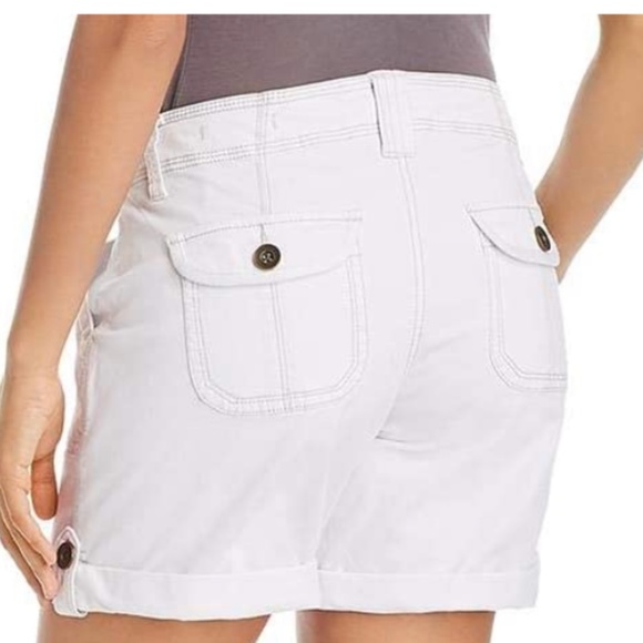 NWOT Jag Jean Womens White Adeline Shorts Sz 10 - Picture 2 of 7